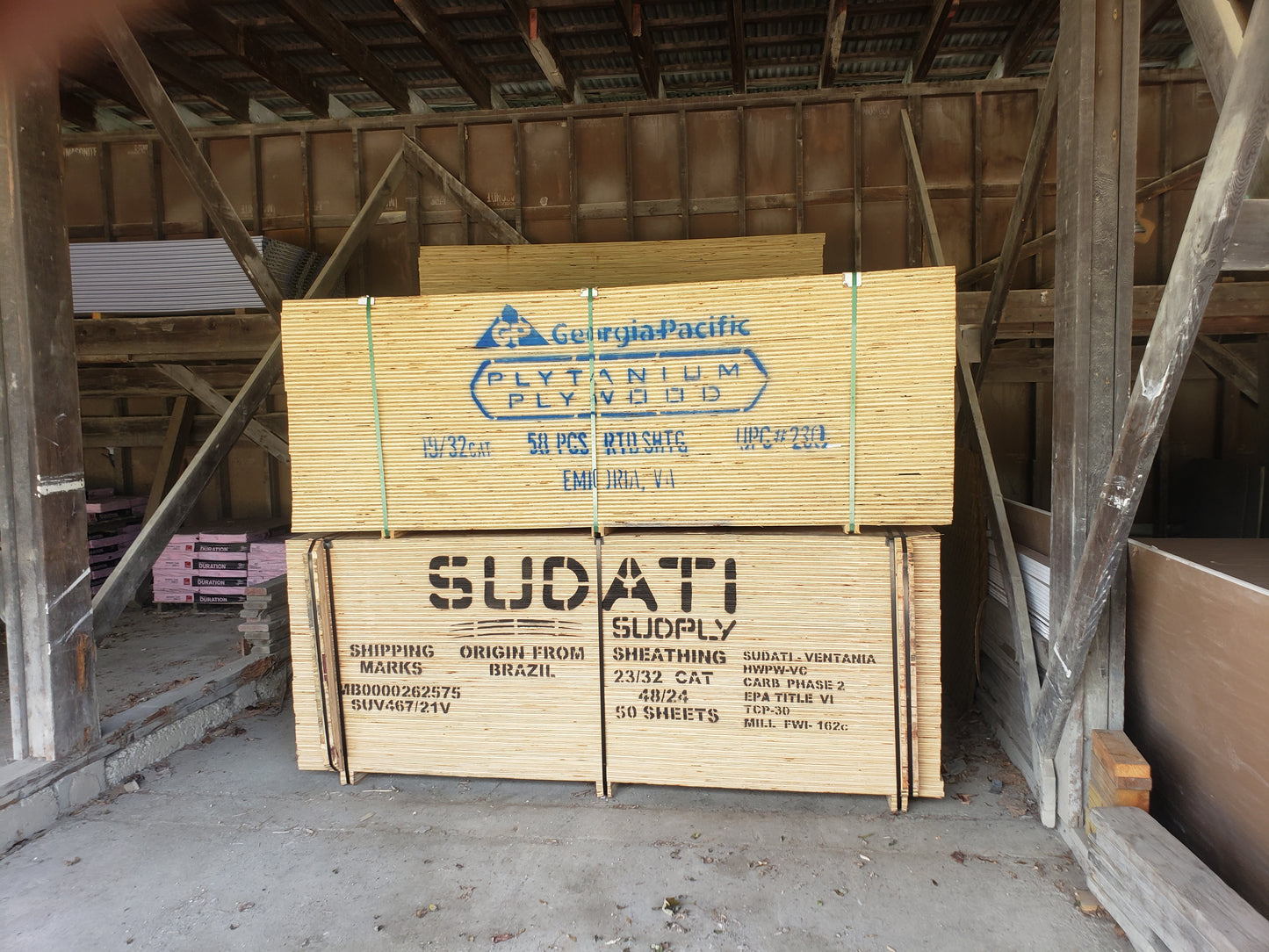 3/4 CDX Plywood (4X8-23/32" Sheathing)