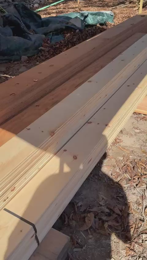 1/2x8 Beveled Premium White Pine Siding KD EWP