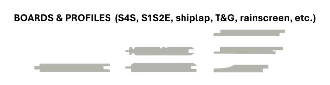 Knotty NordicTM Thermowood® Spruce 1x6 Shiplap or T&G