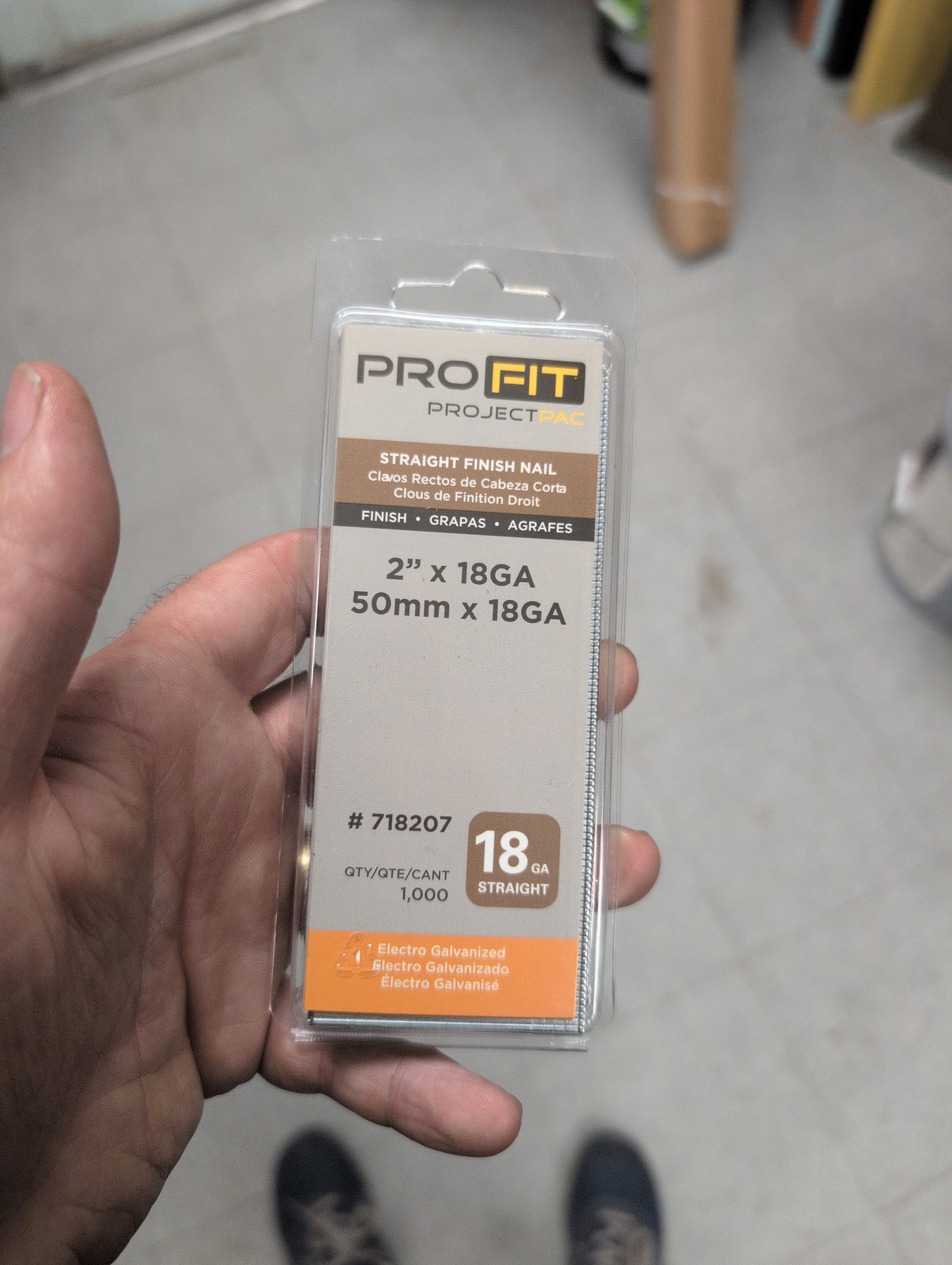 ProFit Project 2" brad nails 18°