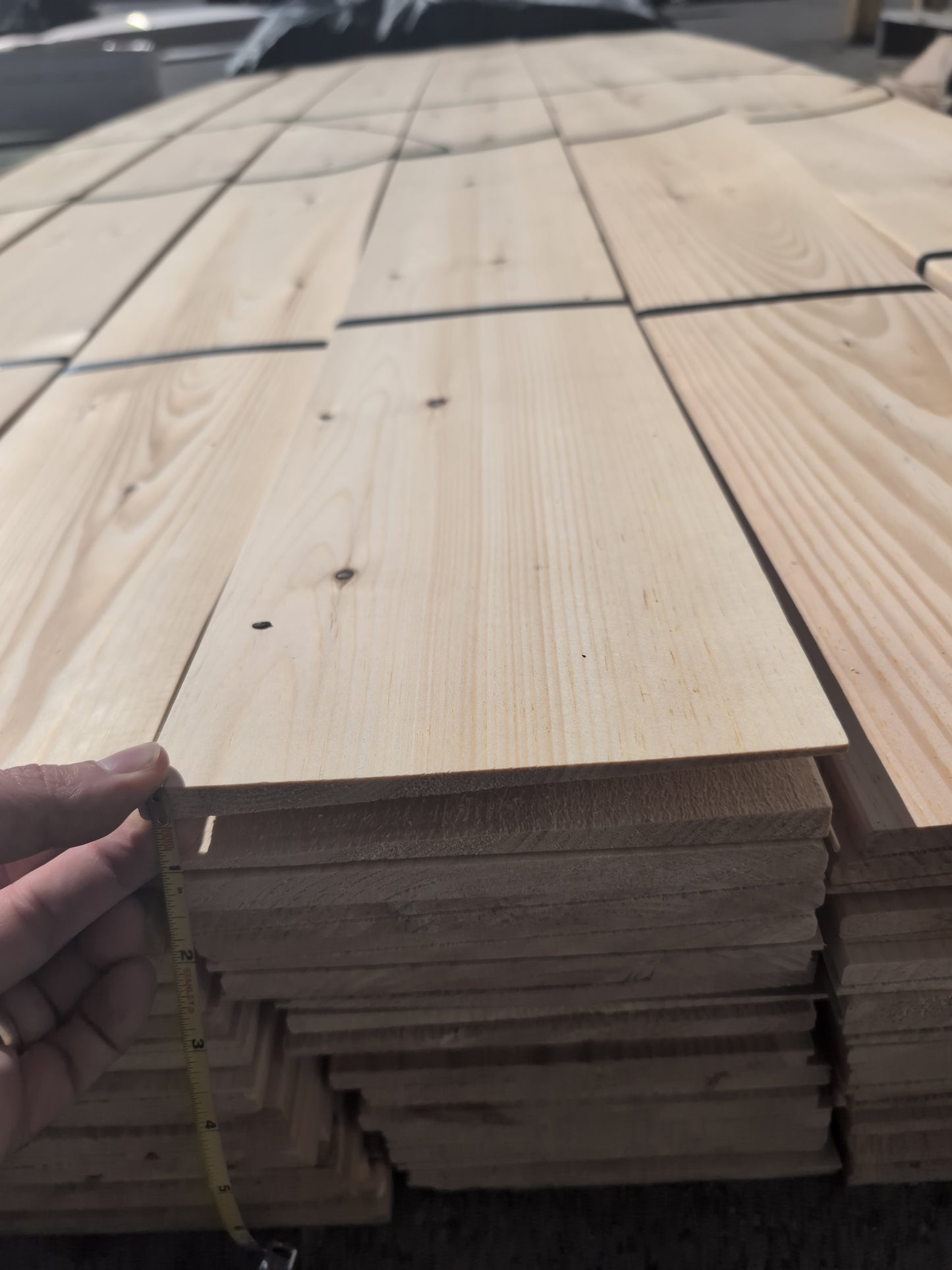 1/2x8 Beveled Premium White Pine Siding KD EWP