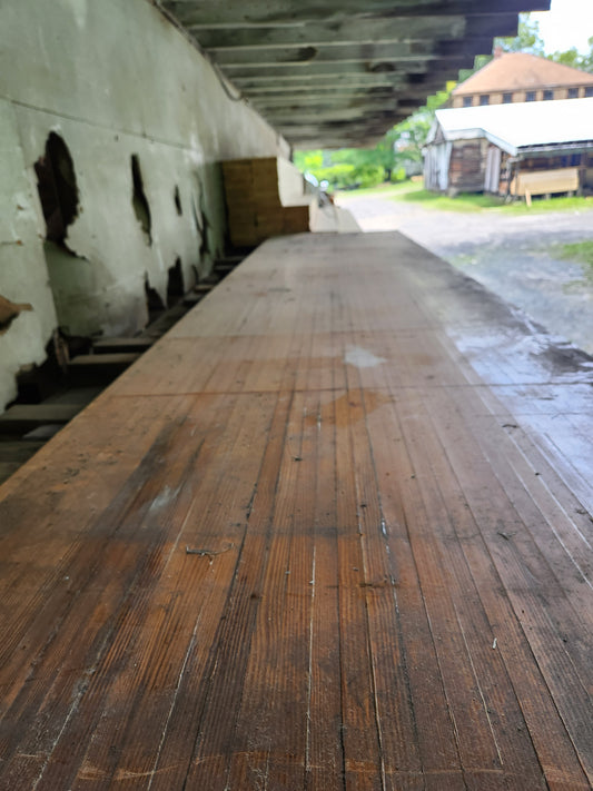 Bowling alley wood